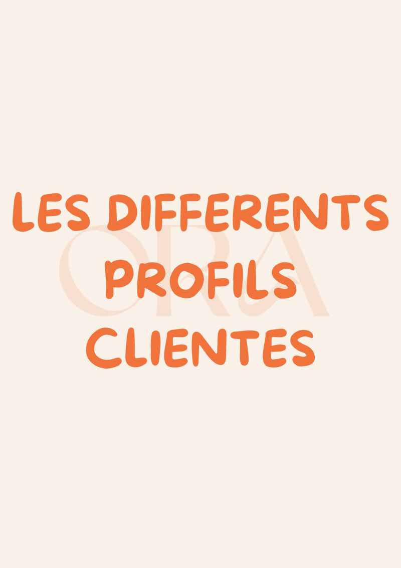 Fiche pratique des profils clientes