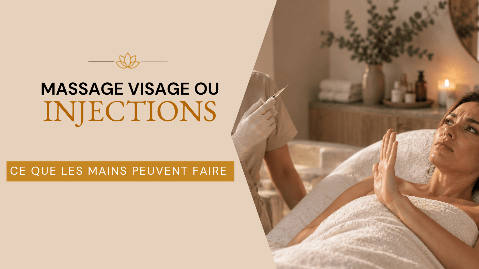 Massage visage ou injections : ce que les mains peuvent faire