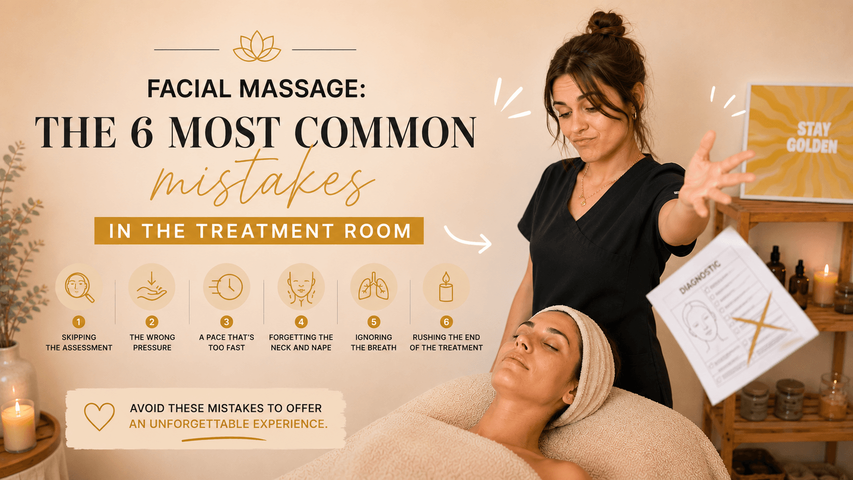 Facial massage: the 6 most common mistakes in the treatment room (and how to fix them)
